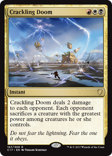 Crackling Doom (Commander 2017) Medium Play