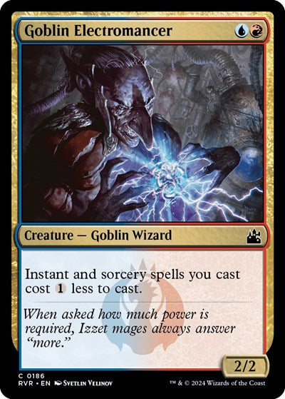 Goblin Electromancer (Ravnica Remastered) Light Play Foil