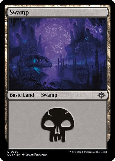 Swamp (0397) (The Lost Caverns of Ixalan) Light Play Foil
