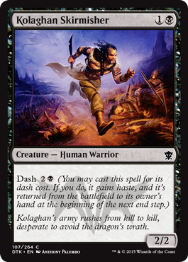 Kolaghan Skirmisher (Dragons of Tarkir) Light Play