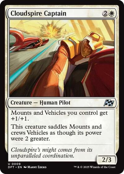 Cloudspire Captain (Aetherdrift) Light Play