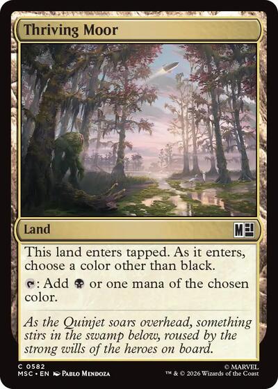 Thriving Moor (Commander: Marvel Super Heroes) Light Play