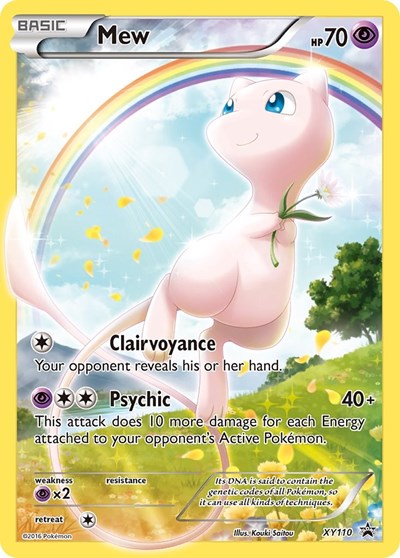 Mew - XY110 (XY Promos) Medium Play