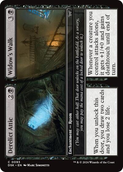 Derelict Attic / Widow's Walk (Duskmourn: House of Horror) Light Play