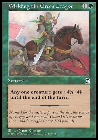 Wielding the Green Dragon (Portal Three Kingdoms) Near Mint