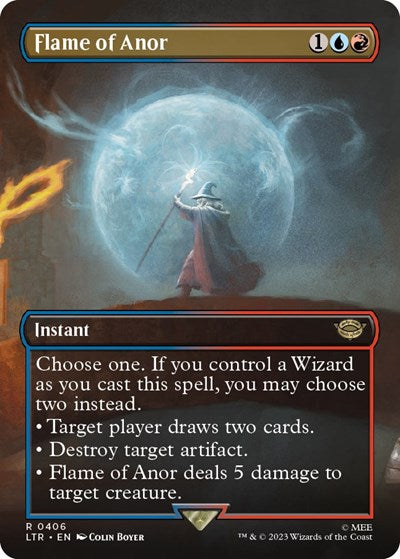 Flame of Anor (Borderless) (Universes Beyond: The Lord of the Rings: Tales of Middle-earth) Light Play Foil