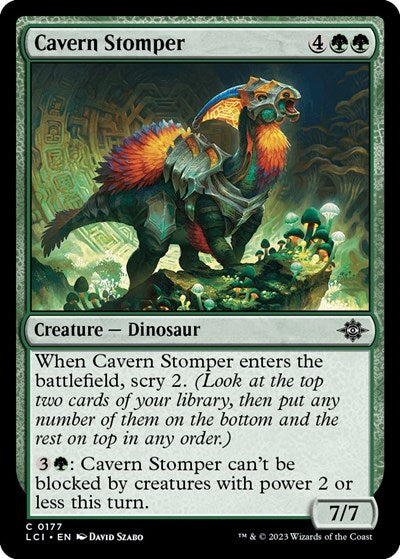 Cavern Stomper (The Lost Caverns of Ixalan) Light Play