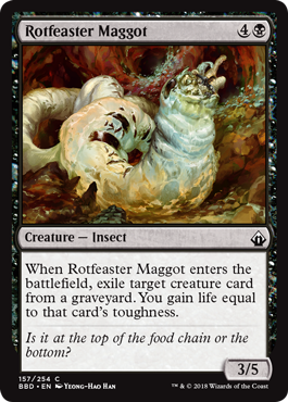 Rotfeaster Maggot (Battlebond) Light Play