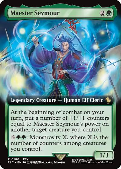 Maester Seymour (Extended Art) (Commander: FINAL FANTASY) Light Play