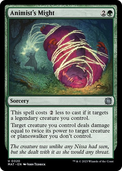 Animist's Might (March of the Machine: The Aftermath) Light Play