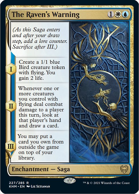 The Raven's Warning (Kaldheim) Light Play