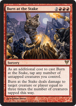 Burn at the Stake (Avacyn Restored) Medium Play
