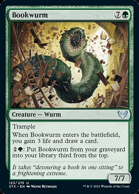 Bookwurm (Strixhaven) Light Play