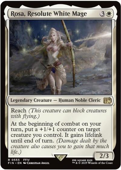 Rosa, Resolute White Mage (Universes Beyond: FINAL FANTASY) Light Play