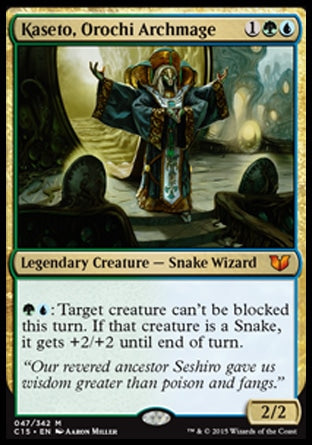 Kaseto, Orochi Archmage (Commander 2015) Light Play