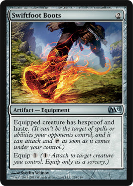 Swiftfoot Boots (Magic 2012 Core Set) Medium Play