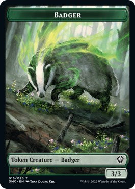 Badger Token (Dominaria United) Light Play