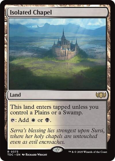 Isolated Chapel (Commander: Tarkir: Dragonstorm) Light Play