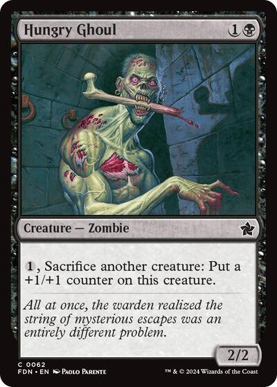 Hungry Ghoul (Foundations) Light Play Foil