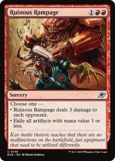 Ruinous Rampage (Edge of Eternities) Light Play