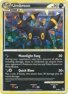 Umbreon - 10/90 (Cracked Ice Holo) (Deck Exclusives) Damaged / Poor Holofoil