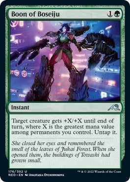 Boon of Boseiju (Kamigawa: Neon Dynasty) Light Play Foil
