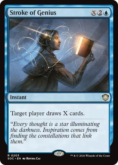 Stroke of Genius (Commander: Secrets of Strixhaven) Light Play