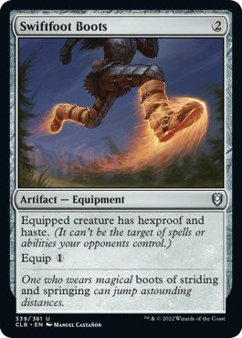 Swiftfoot Boots (Commander Legends: Battle for Baldur's Gate) Light Play