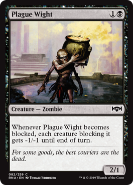 Plague Wight (Ravnica Allegiance) Light Play