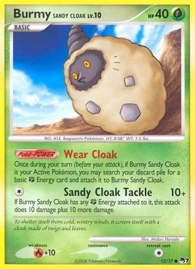 Burmy Sandy Cloak (POP Series 7) Medium Play