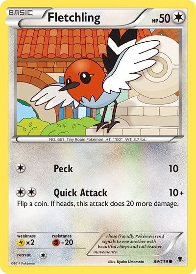 Fletchling (XY - Phantom Forces) Light Play