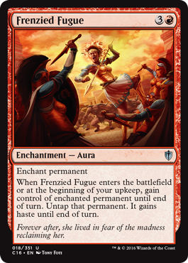 Frenzied Fugue (Commander 2016 Edition) Light Play