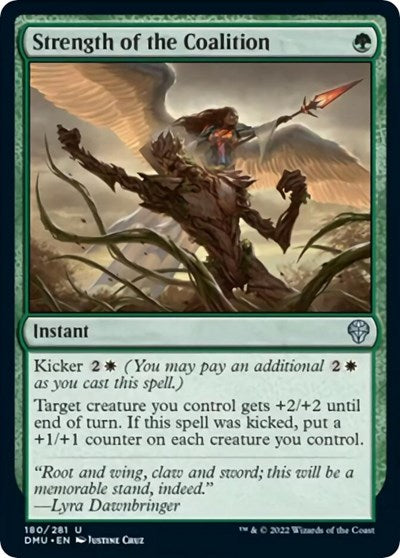 Strength of the Coalition (Dominaria United) Light Play