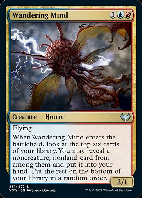 Wandering Mind (Innistrad: Crimson Vow) Light Play