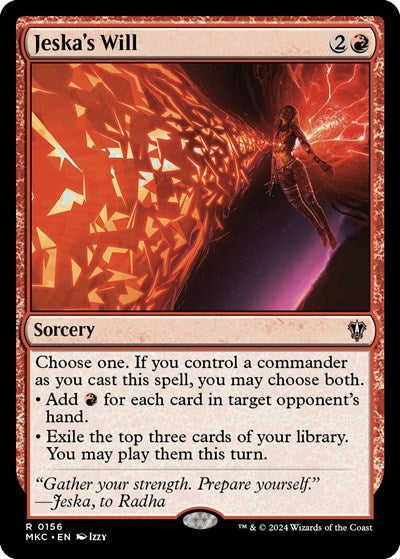 Jeska's Will (Commander: Murders at Karlov Manor) Light Play