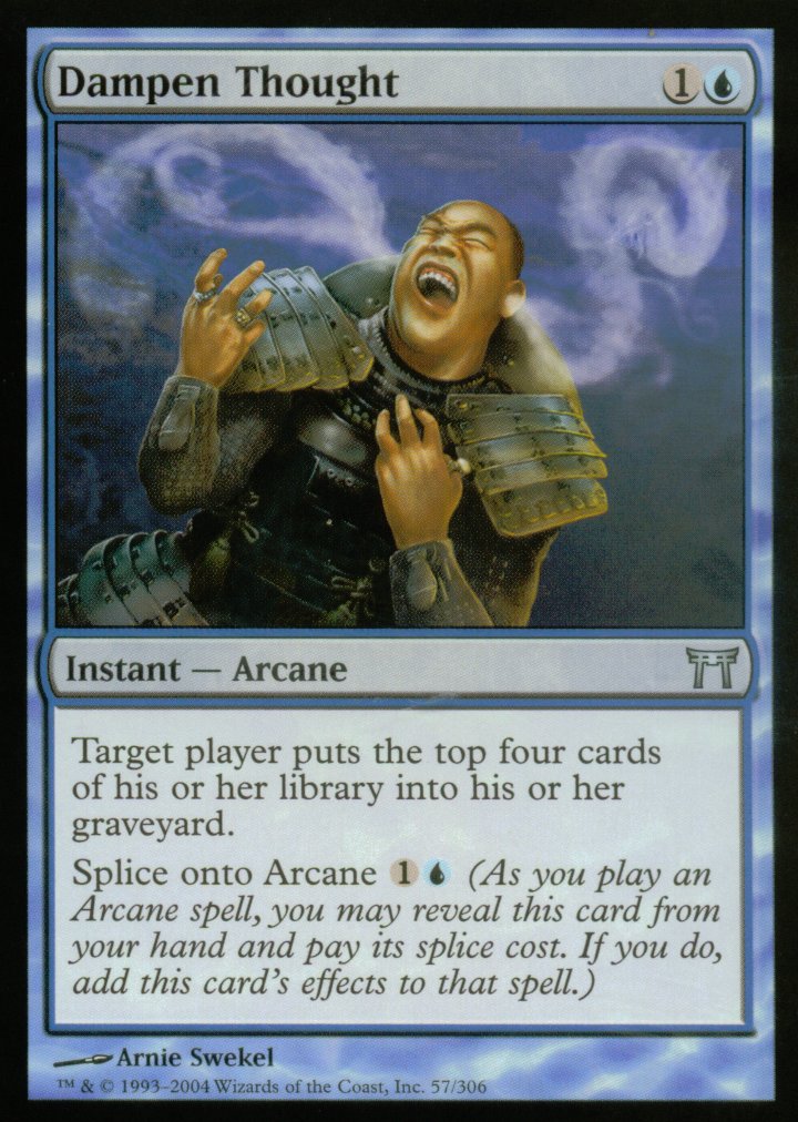 Dampen Thought (Champions of Kamigawa) Medium Play