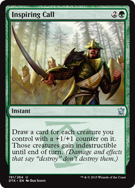 Inspiring Call (Dragons of Tarkir) Light Play