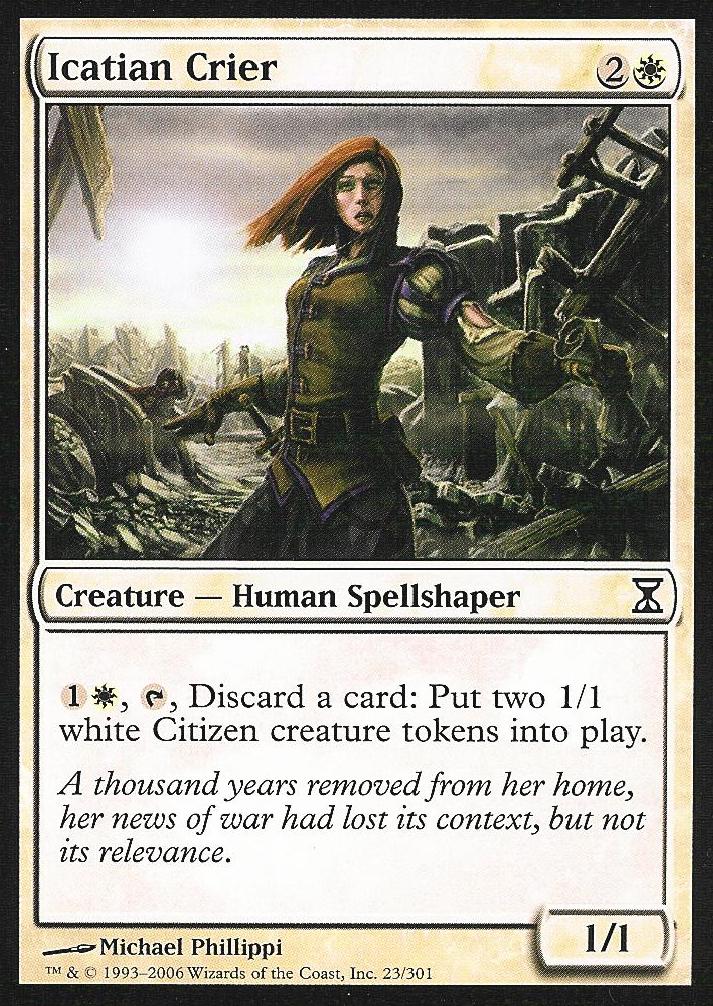 Icatian Crier (Time Spiral) Medium Play