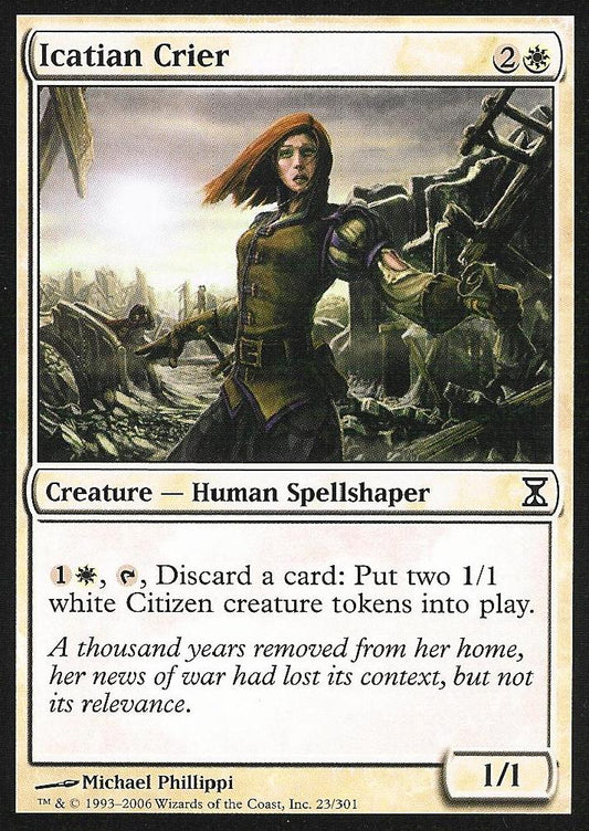 Icatian Crier (Time Spiral) Light Play