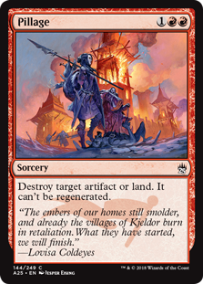 Pillage (Masters 25) Light Play