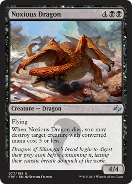 Noxious Dragon (Fate Reforged) Light Play