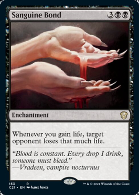 Sanguine Bond (Commander 2021 Strixhaven) Light Play