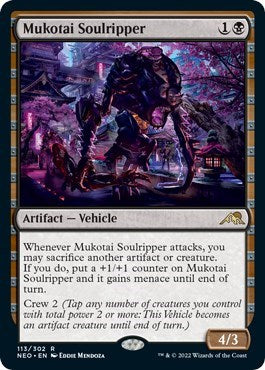 Mukotai Soulripper (Kamigawa: Neon Dynasty) Light Play