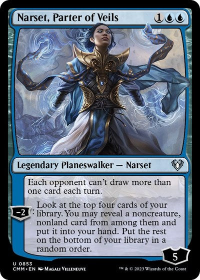 Narset, Parter of Veils (Commander Masters) Light Play
