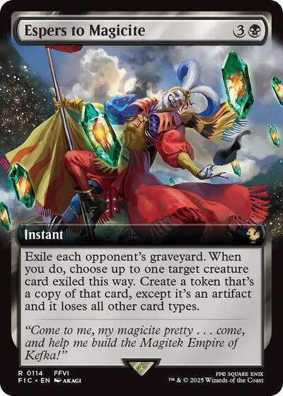 Espers to Magicite (Extended Art) (Commander: FINAL FANTASY) Light Play