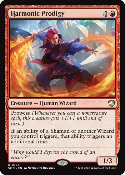 Harmonic Prodigy (Commander: Secrets of Strixhaven) Light Play