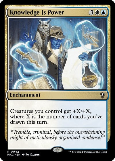Knowledge is Power (Commander: Murders at Karlov Manor) Light Play