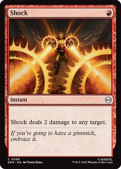 Shock (Marvel's Spider-Man) Light Play Foil