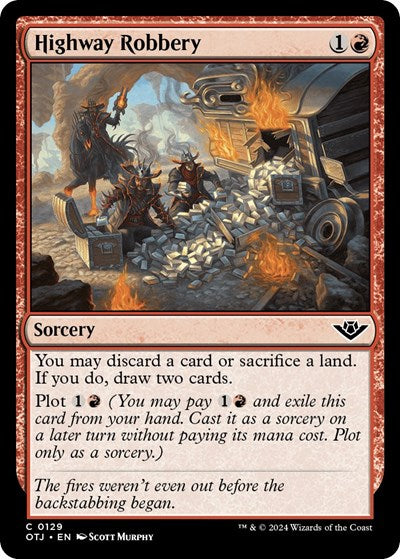 Highway Robbery (Outlaws of Thunder Junction) Light Play Foil