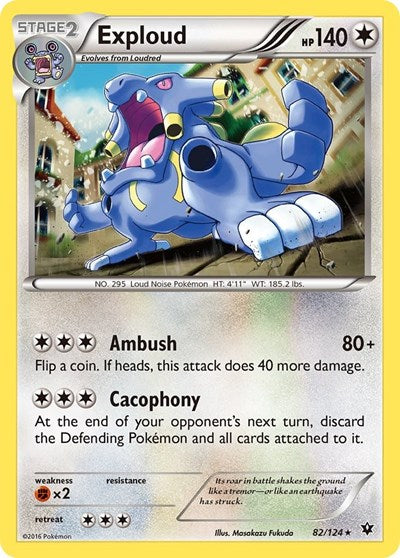 Exploud (XY - Fates Collide) Light Play